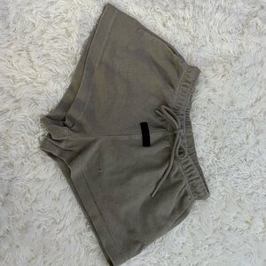 Essentials Green/Gray Shorts Lightweight Relaxed Fit